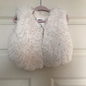 Faux fur vest